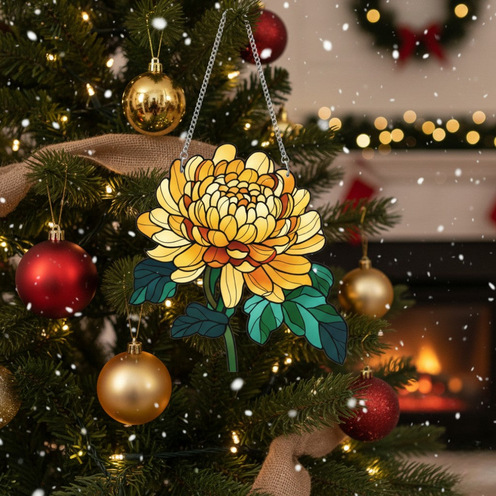 Transform Memories into Light: The Personalized Birth Flower Suncatcher for Grandma