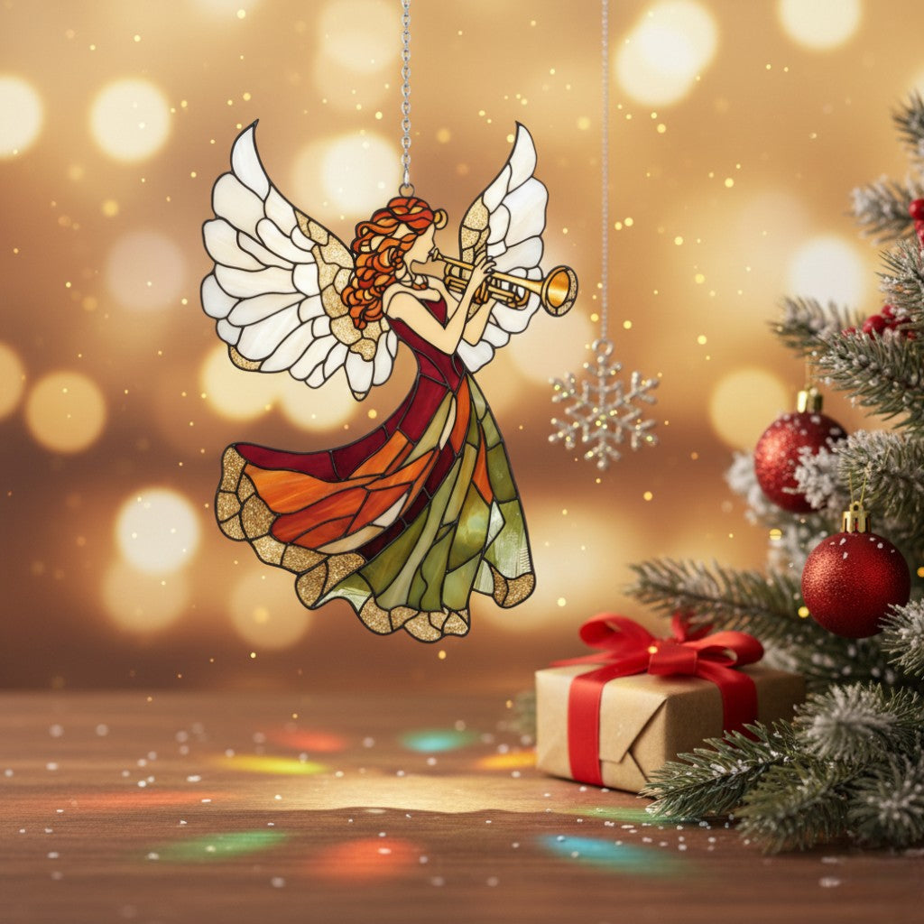 Bring Heavenly Light Home: The Whimsical Angel Suncatcher for Holidays