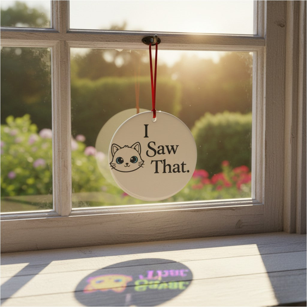 The 'I Saw That 2025' Ornament: Your Bestie's New Favorite Gag Gift!
