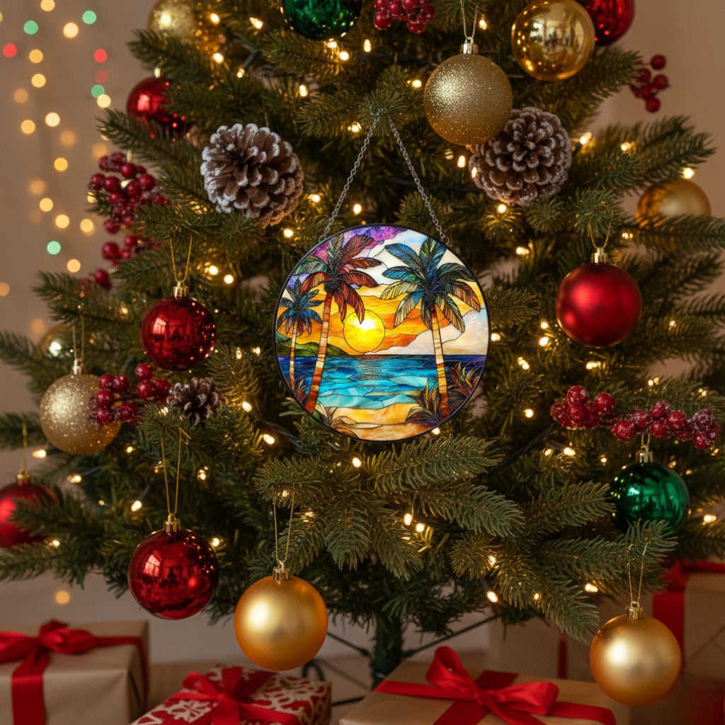 Bring the Beach Home: Capture Golden Sunsets with Our Suncatcher