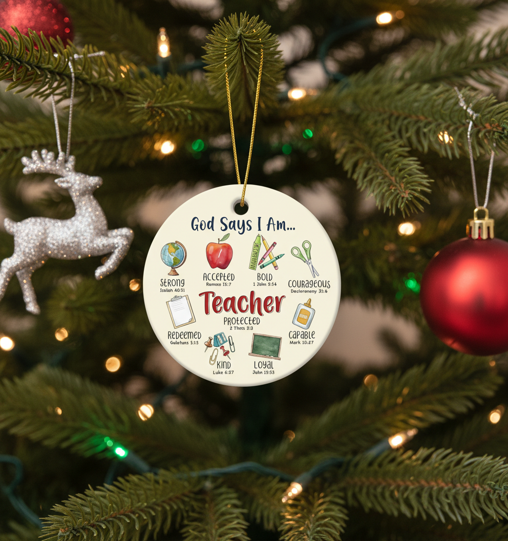 Honor Their Faith: The Perfect Christian Teacher Ornament for 2025