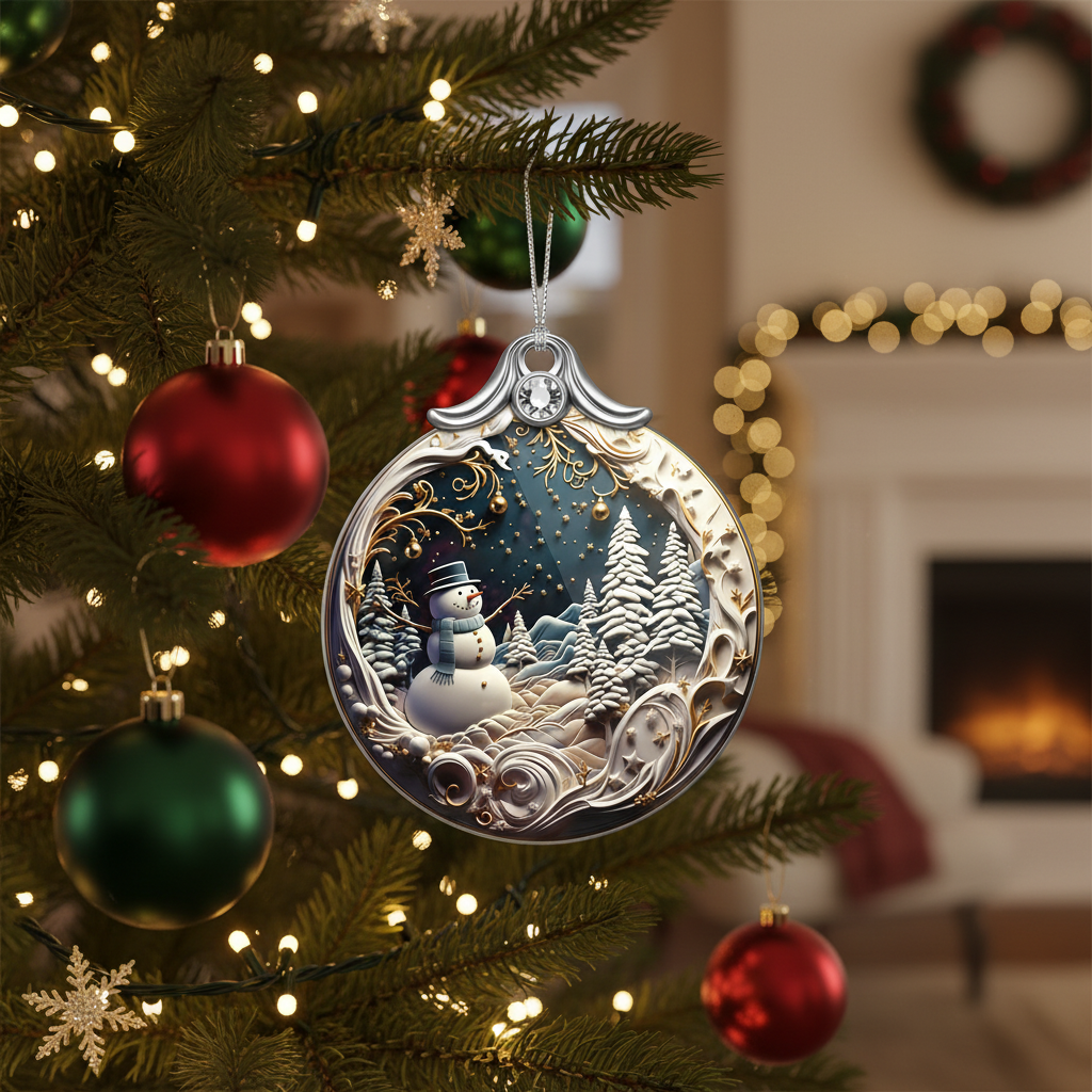 Celebrate 2025: Unveiling Your Must-Have Acrylic Christmas Ornament!