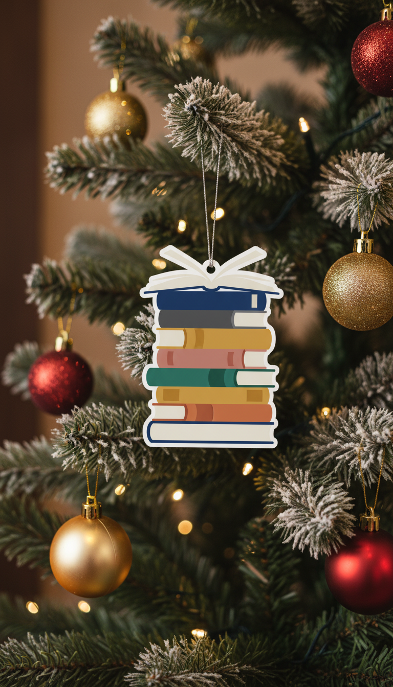 Deck the Halls with Books: The Perfect Ornament for Book Lovers!