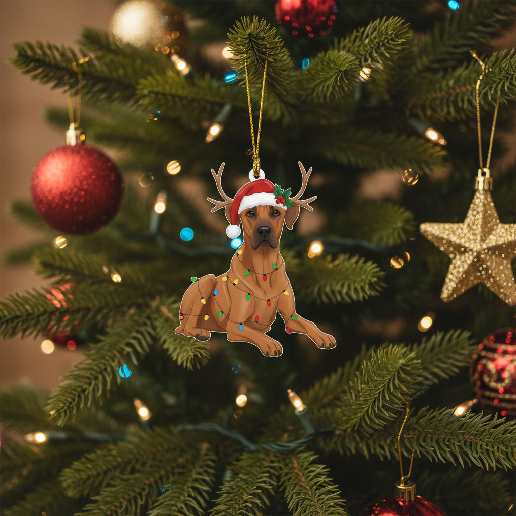 Celebrate Your Furry Friend: The Perfect Rhodesian Ridgeback Christmas Keepsake