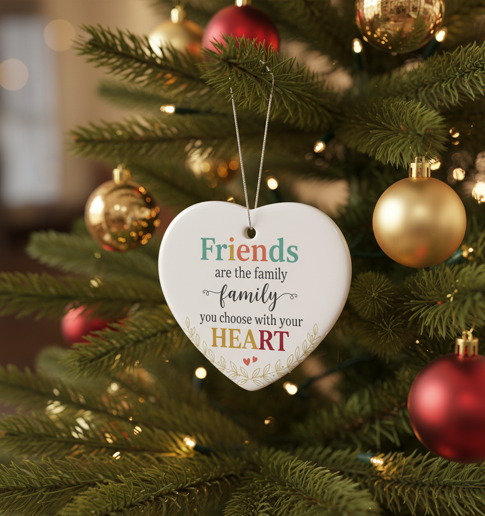 Celebrate Chosen Family: The Perfect Christmas Ornament for Best Friends