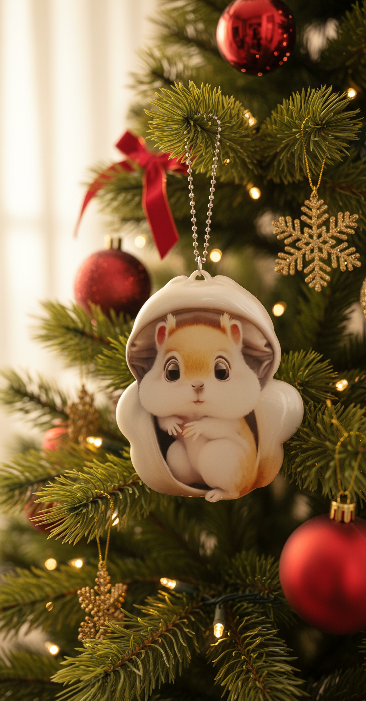 Brighten Your Drive: The Adorable Squirrel Car Ornament You Need!