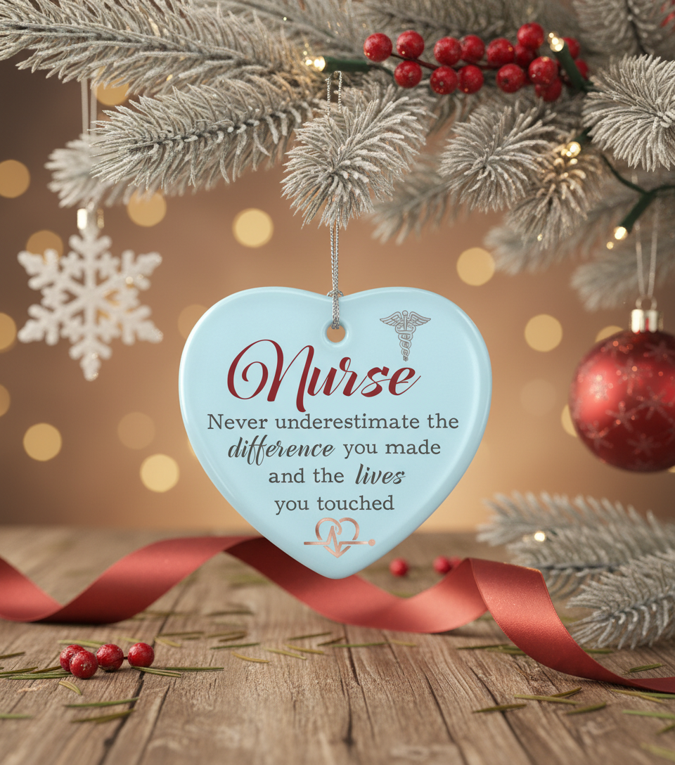 Honor Your Healthcare Hero: The Perfect Nurse Christmas Ornament Gift