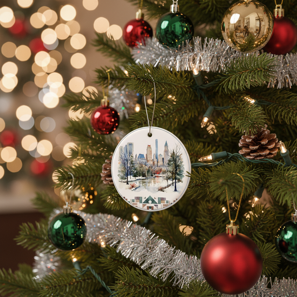 Capture NYC Memories: Your Personalized Christmas Ornament Awaits