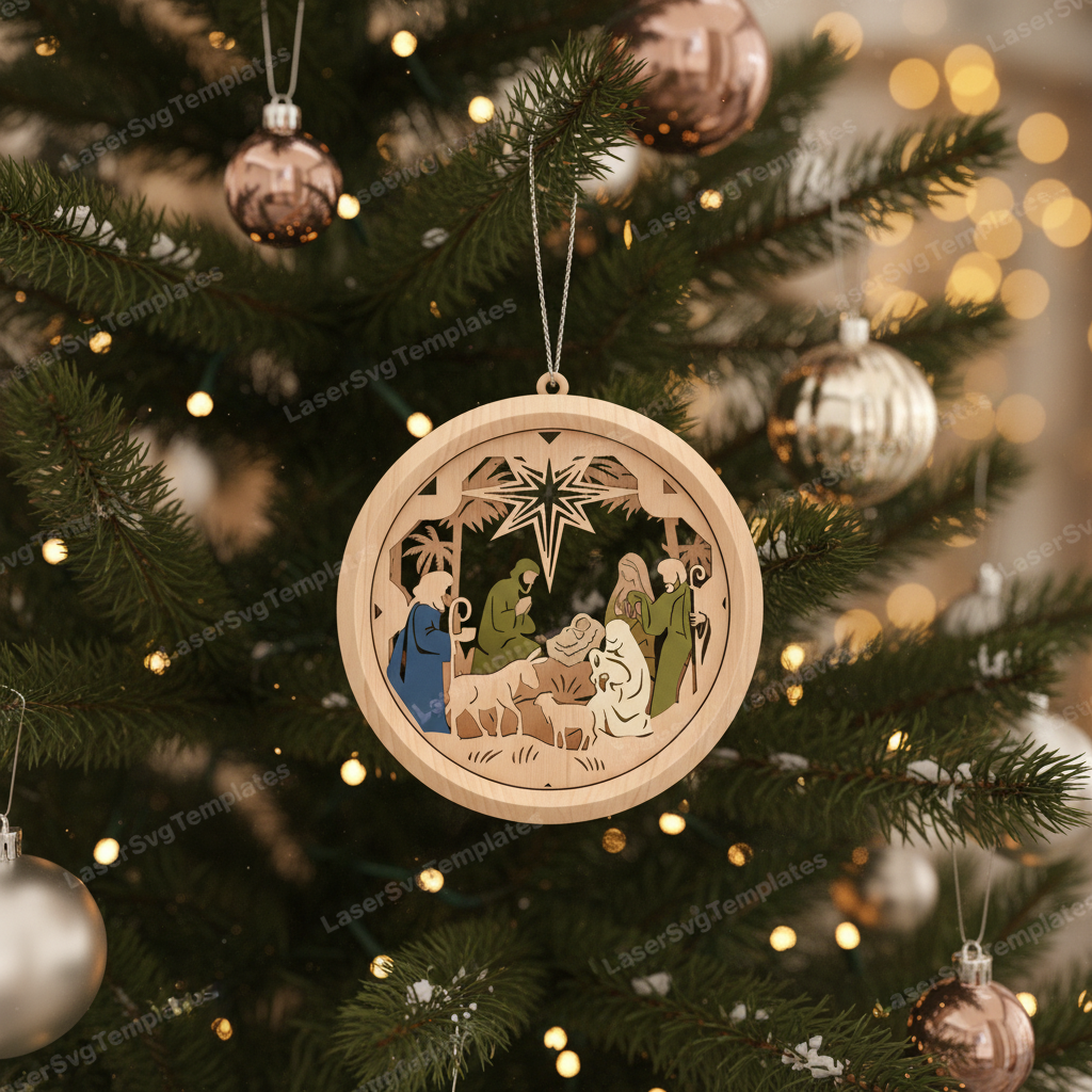 Illuminate Your Home: Crafting a Beautiful Nativity Candle Holder with Ease