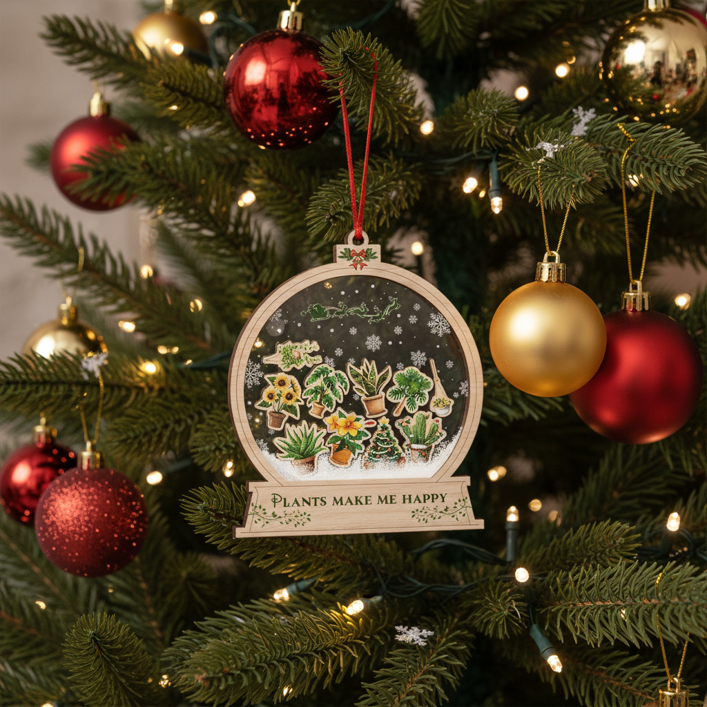 Shake Up Your Holiday: The Perfect Gardening Ornament for Plant Lovers!