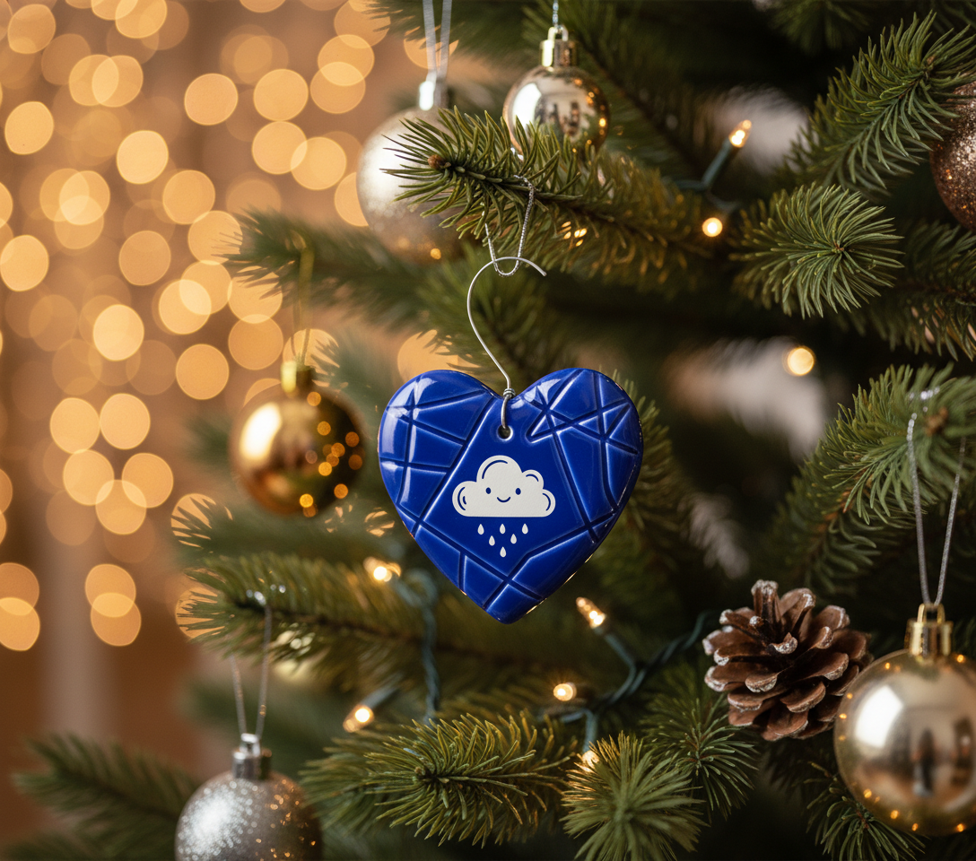 Engrave Your Heart: Personalized Affirmation Ornament for Daily Inspiration