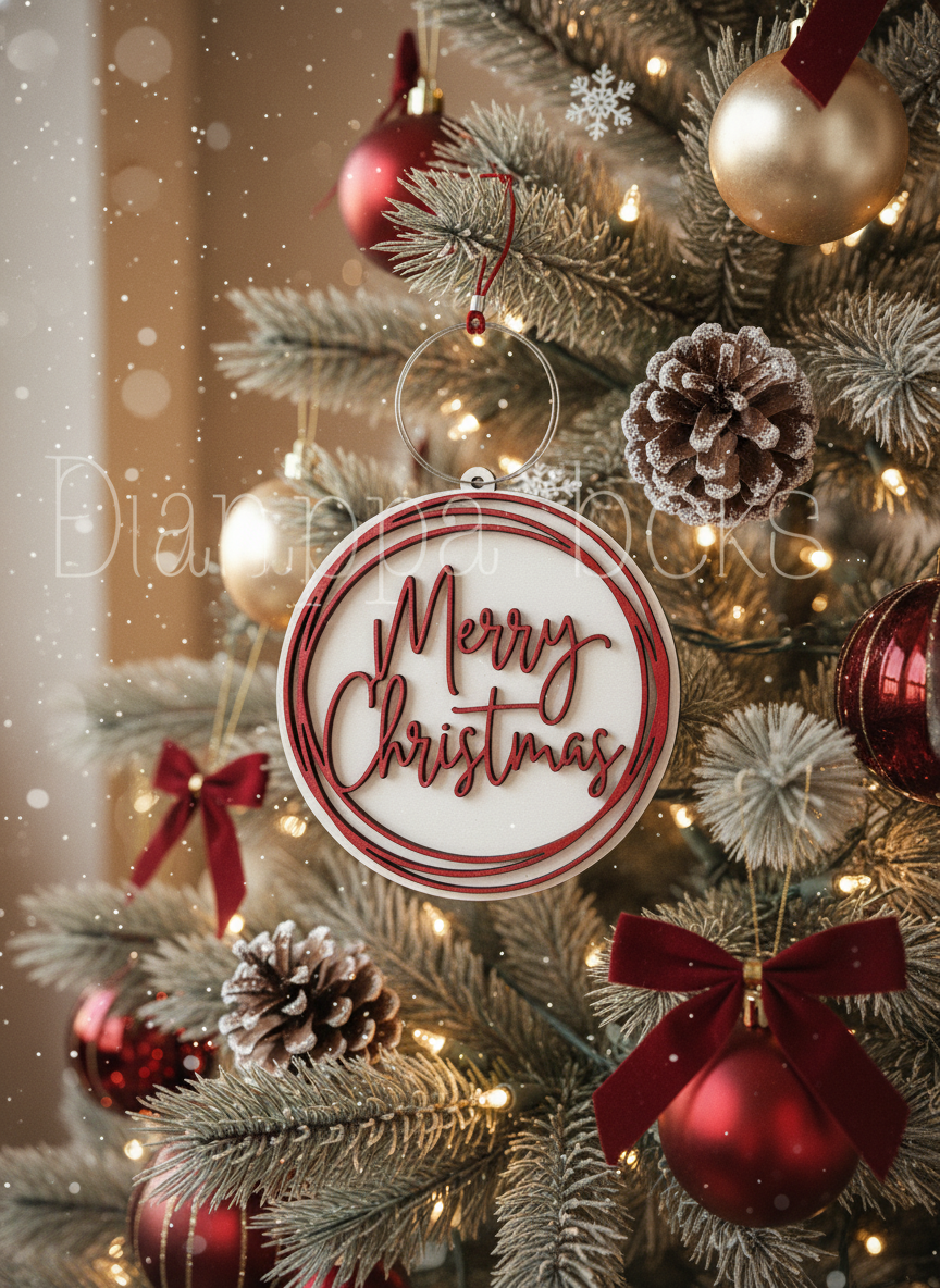 Craft Stunning 2025 Christmas Ornaments: Your Glowforge-Ready SVG Solution