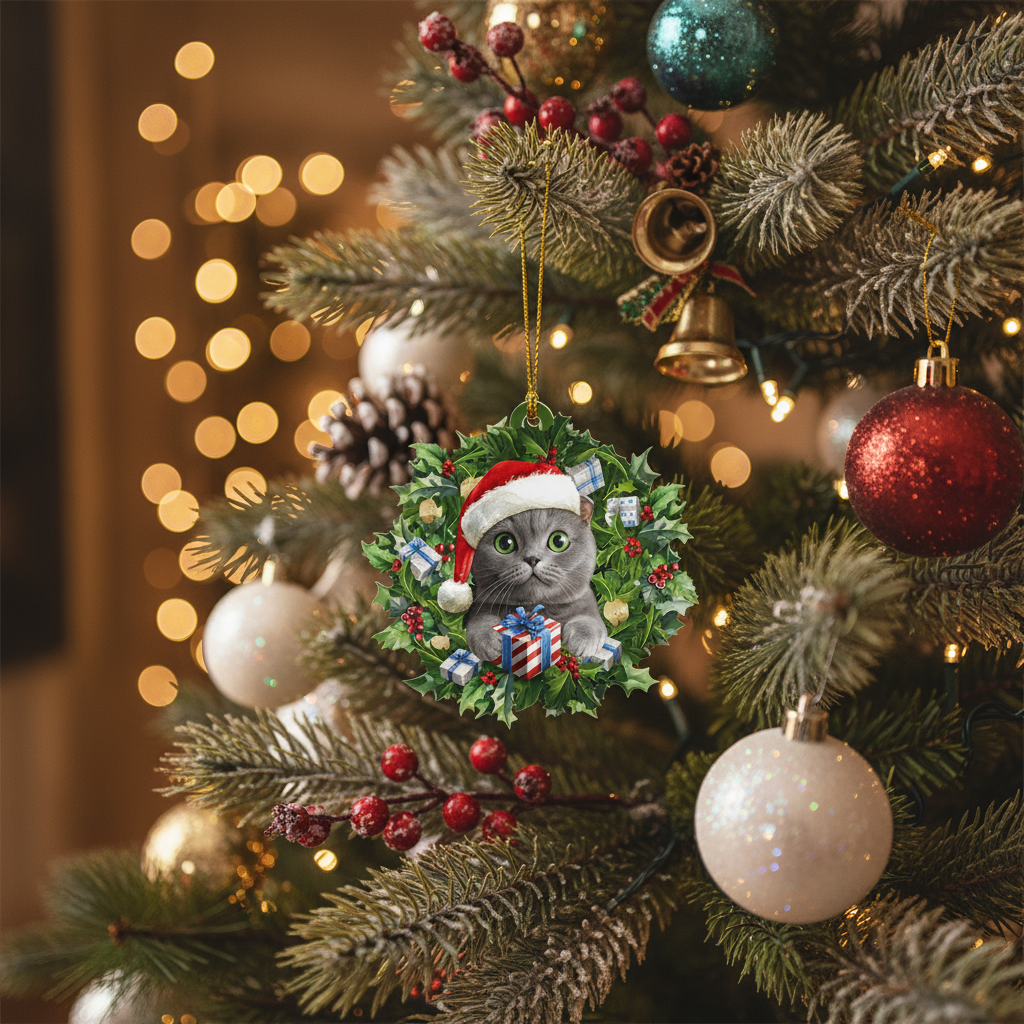 Celebrate Christmas with Rustic Charm: The Perfect Cow Ear Tag Ornament!