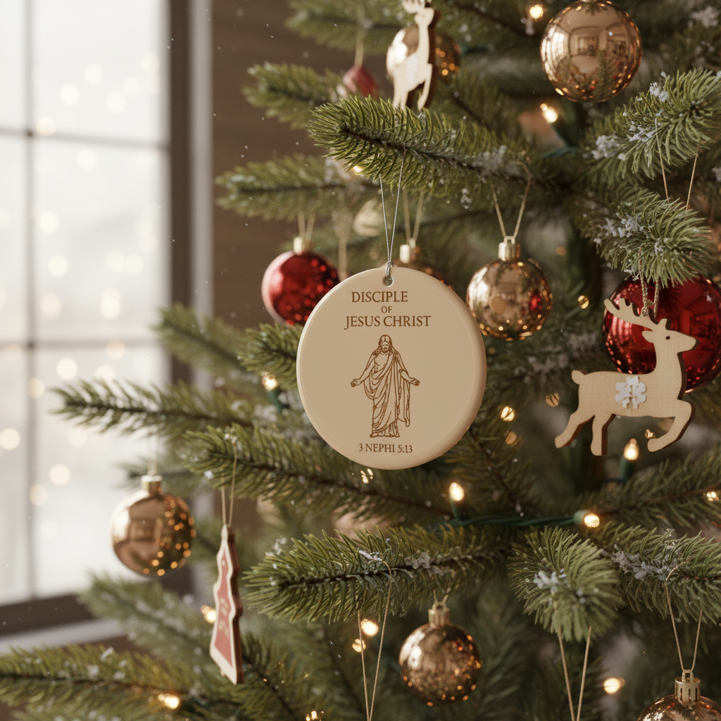 Embrace Faith This Season: The Rustic Christus Christmas Ornament