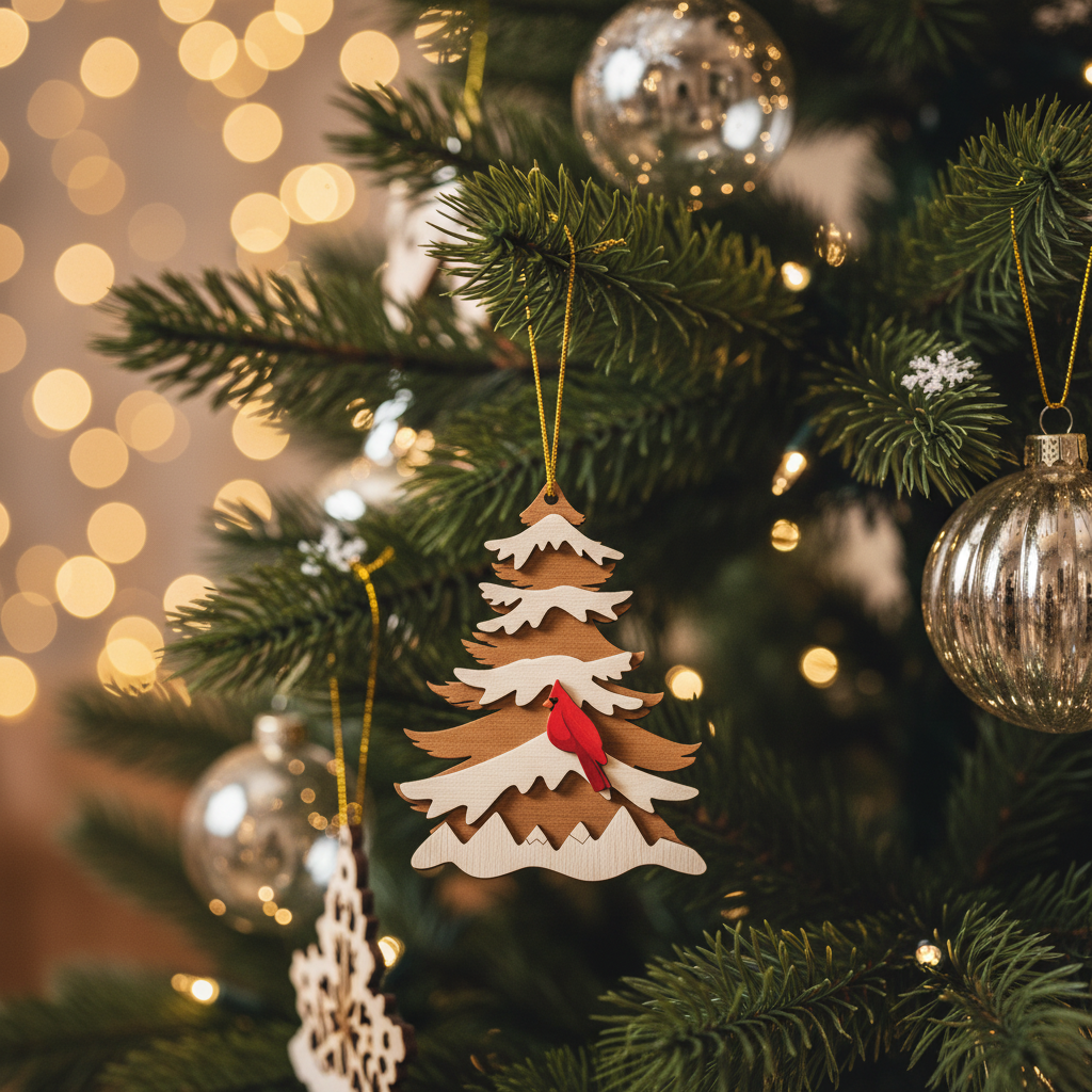 A Father's Love, Forever Near: The Cardinal Memorial Ornament