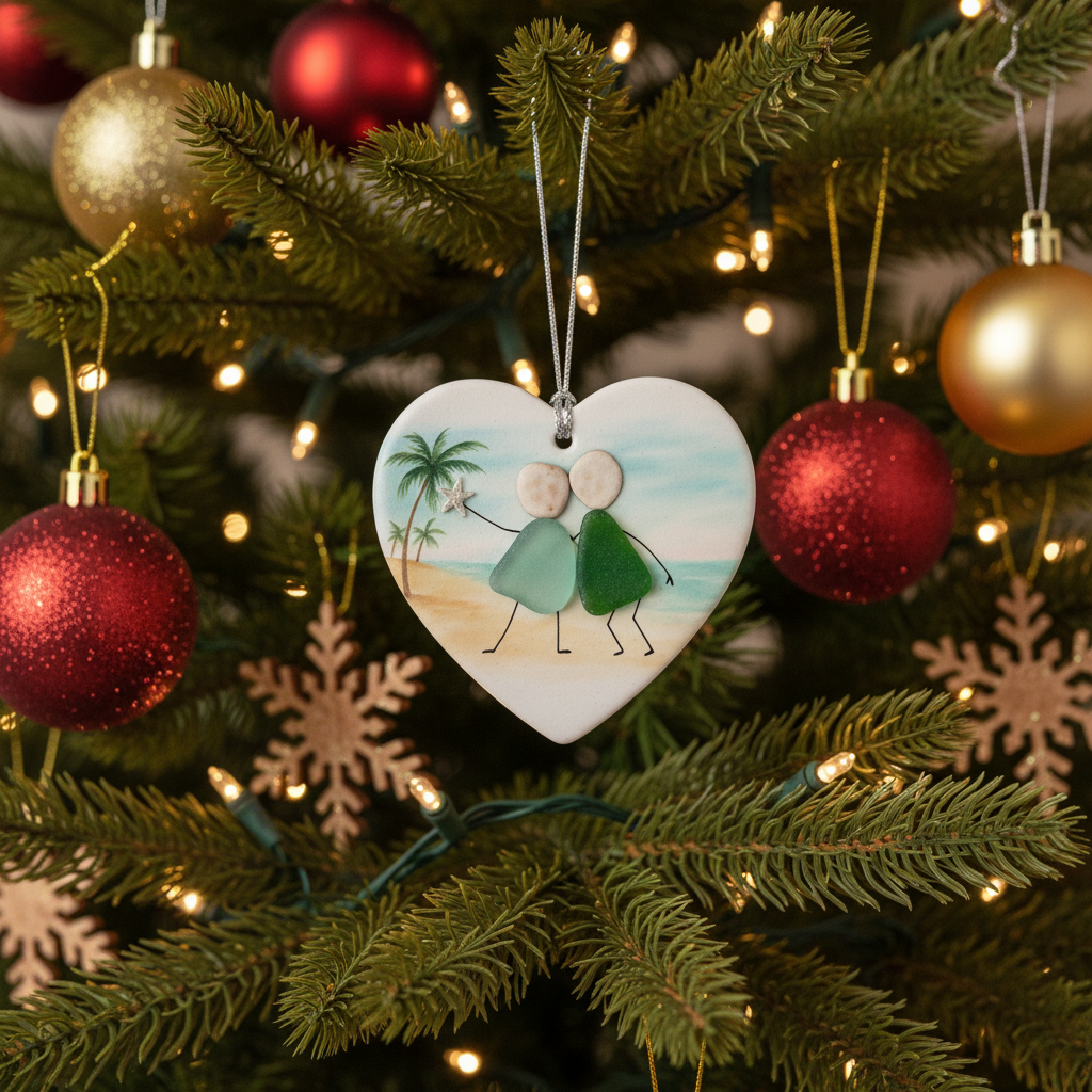 Celebrate Friendship: Unique Sea Glass Ornaments for a Coastal Christmas