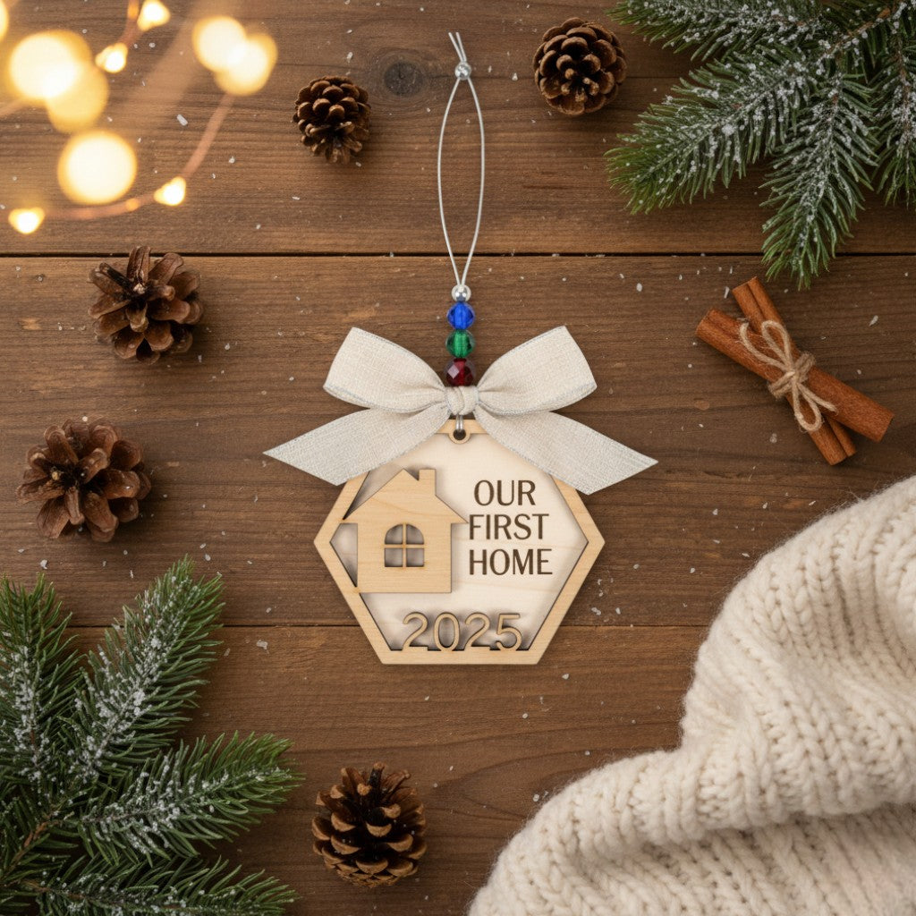 Celebrate Love: Your First Christmas Engaged Ornament 2025