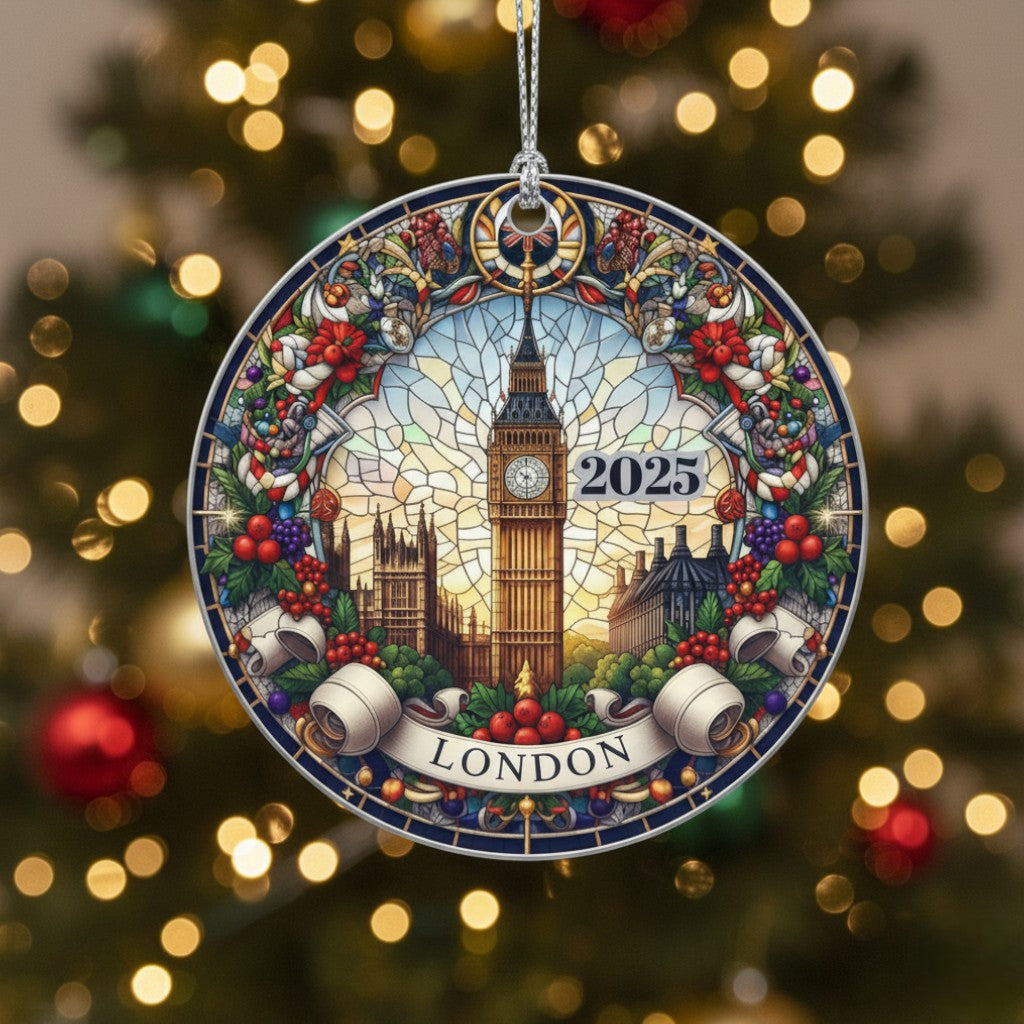 Adorn Your Tree with British Flair: The Union Jack London Ornament