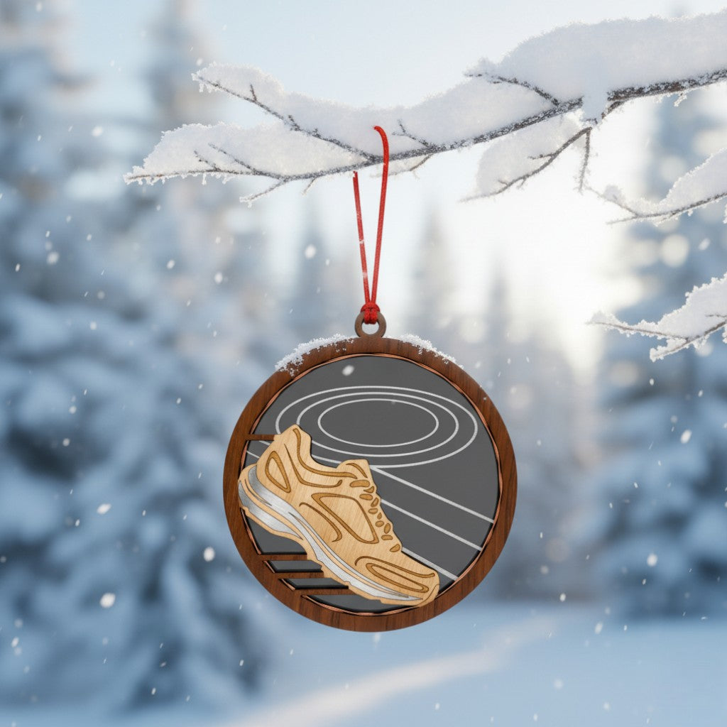 Celebrate Every Stride: The Perfect Runner Christmas Ornament Gift