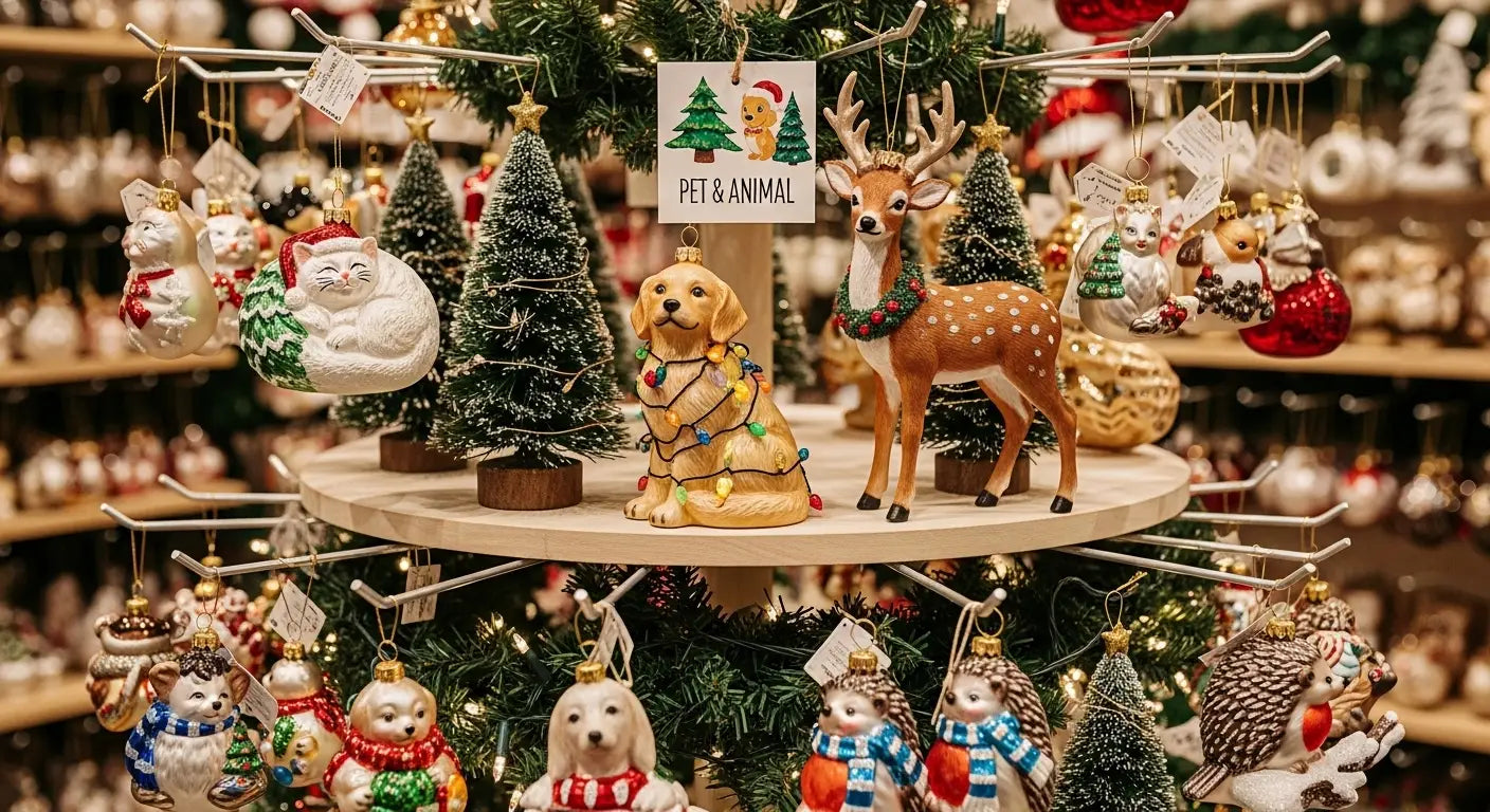 pet animal ornament shop for christmas