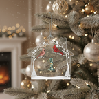 [2D FLAT ACRYLIC] 50th Golden Anniversary Ornament 2025 – Keepsake Wedding Gift for Couples