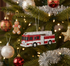 [2D FLAT ACRYLIC] "18 Wheels Pay The Bills" Trucker Christmas Ornament | Romantic Truck Driver Gift for Husband