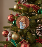 [2D FLAT ACRYLIC] Cherished Mom and Child Christmas Ornament 2025 | Heartfelt Keepsake Gift for Mothers