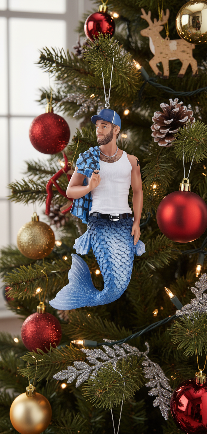 [2D FLAT ACRYLIC] Angel Wings Truck Driver Memorial Ornament | Personalized Photo Christmas Keepsake