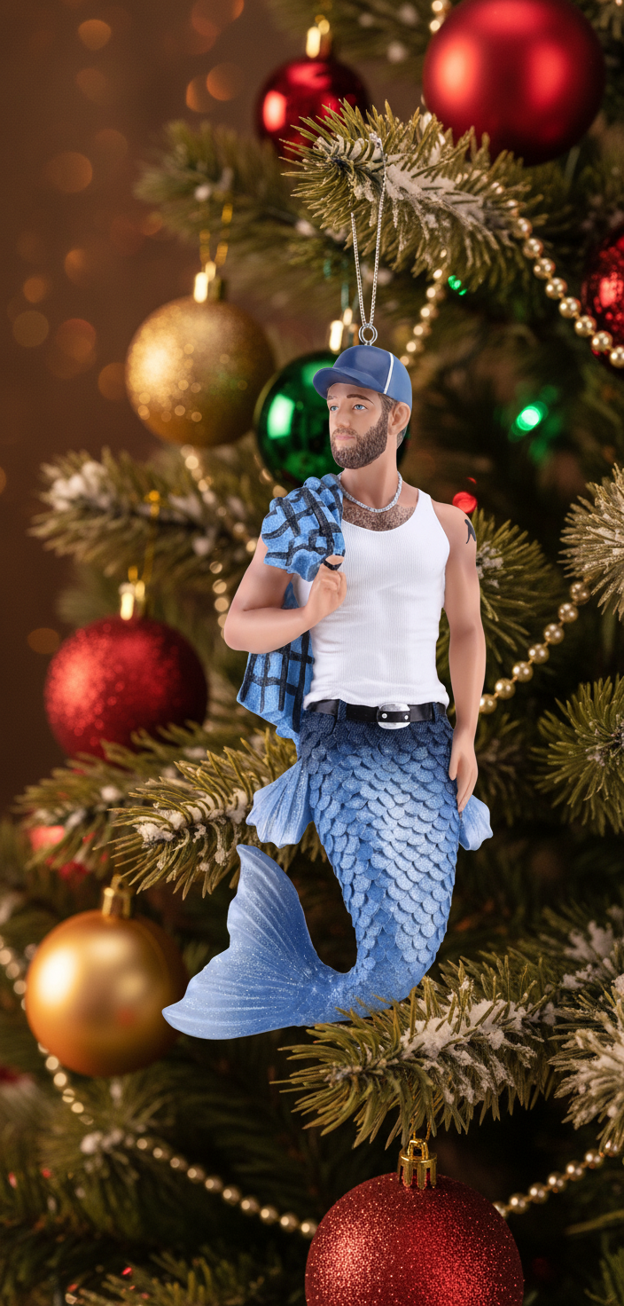 [2D FLAT ACRYLIC] Angel Wings Truck Driver Memorial Ornament | Personalized Photo Christmas Keepsake