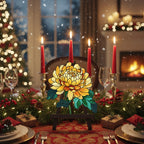 [2D FLAT ACRYLIC] Birth Flower Suncatcher – Custom Grandma's Garden Gift for Mom