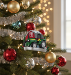 [2D FLAT ACRYLIC] John Deere 5075E Tractor Ornament | Personalized Christmas Gift & Holiday Decor