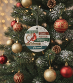 [2D FLAT ACRYLIC] Cardinal Memorial Ornament | Sympathy Gift for Loss of a Loved One