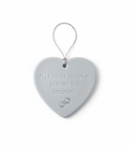 [2D FLAT ACRYLIC] Funny Coworker Gift Ornament – Heart-Shaped Ceramic Keepsake for Work Friends