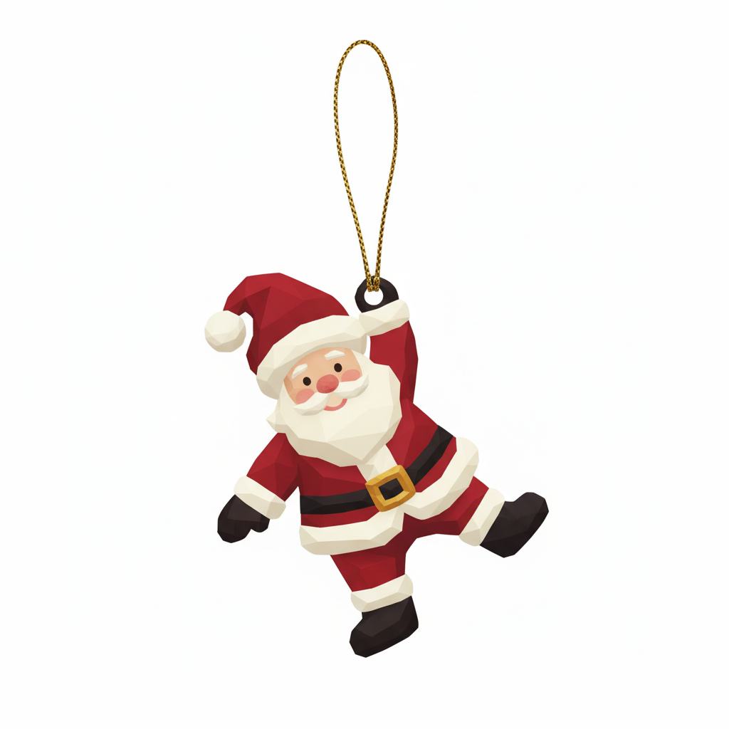 [2D FLAT ACRYLIC] Cardinal Memorial Ornament Sublimation PNG – 'A Limb Has Fallen' Design