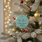 [2D FLAT ACRYLIC] Teacher Christmas Ornament 2025 – Meaningful Thank You Gift for Educators