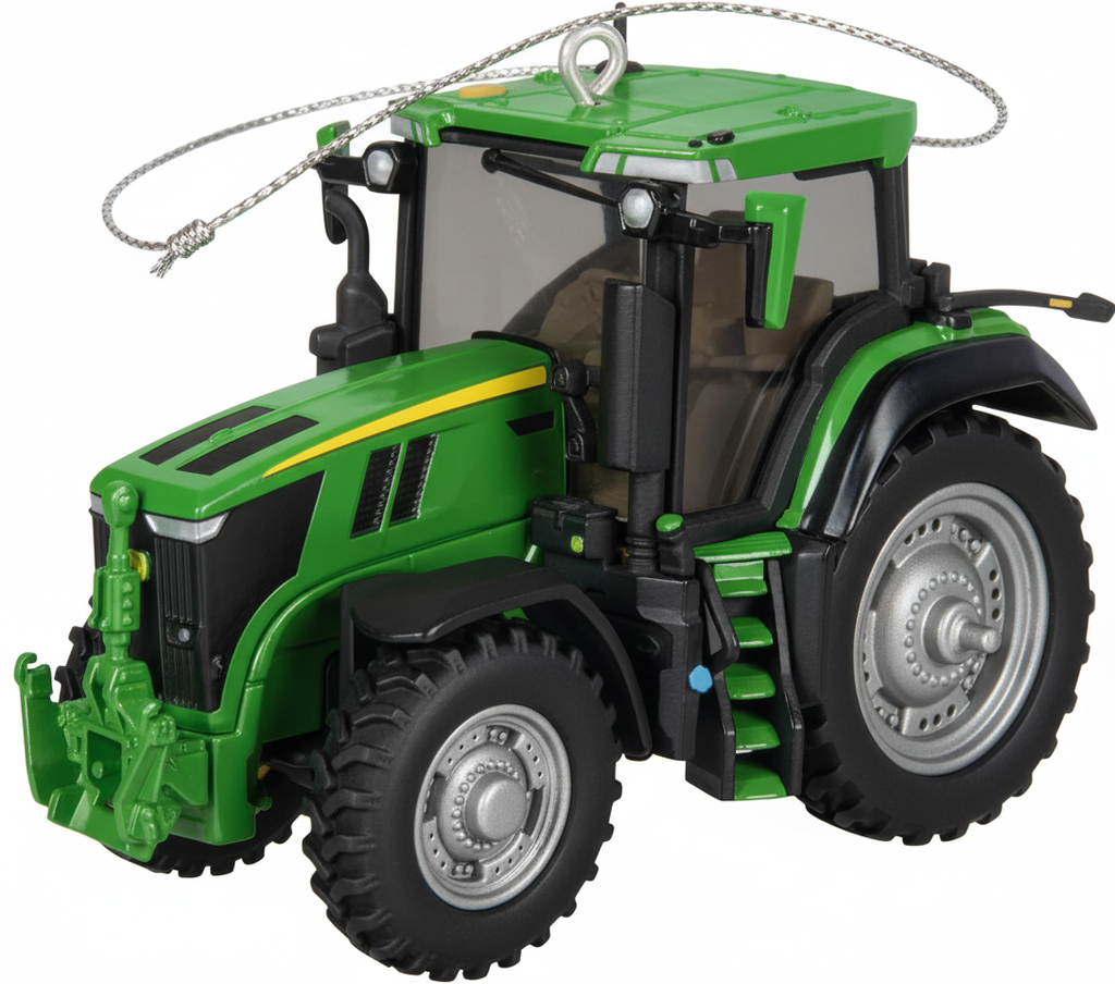 [2D FLAT ACRYLIC] Rustic Pickup Truck Christmas Ornament | Vintage Holiday Decor Gift