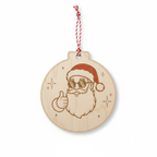 [2D FLAT ACRYLIC] Funny Santa 'Six Seven' Ornament