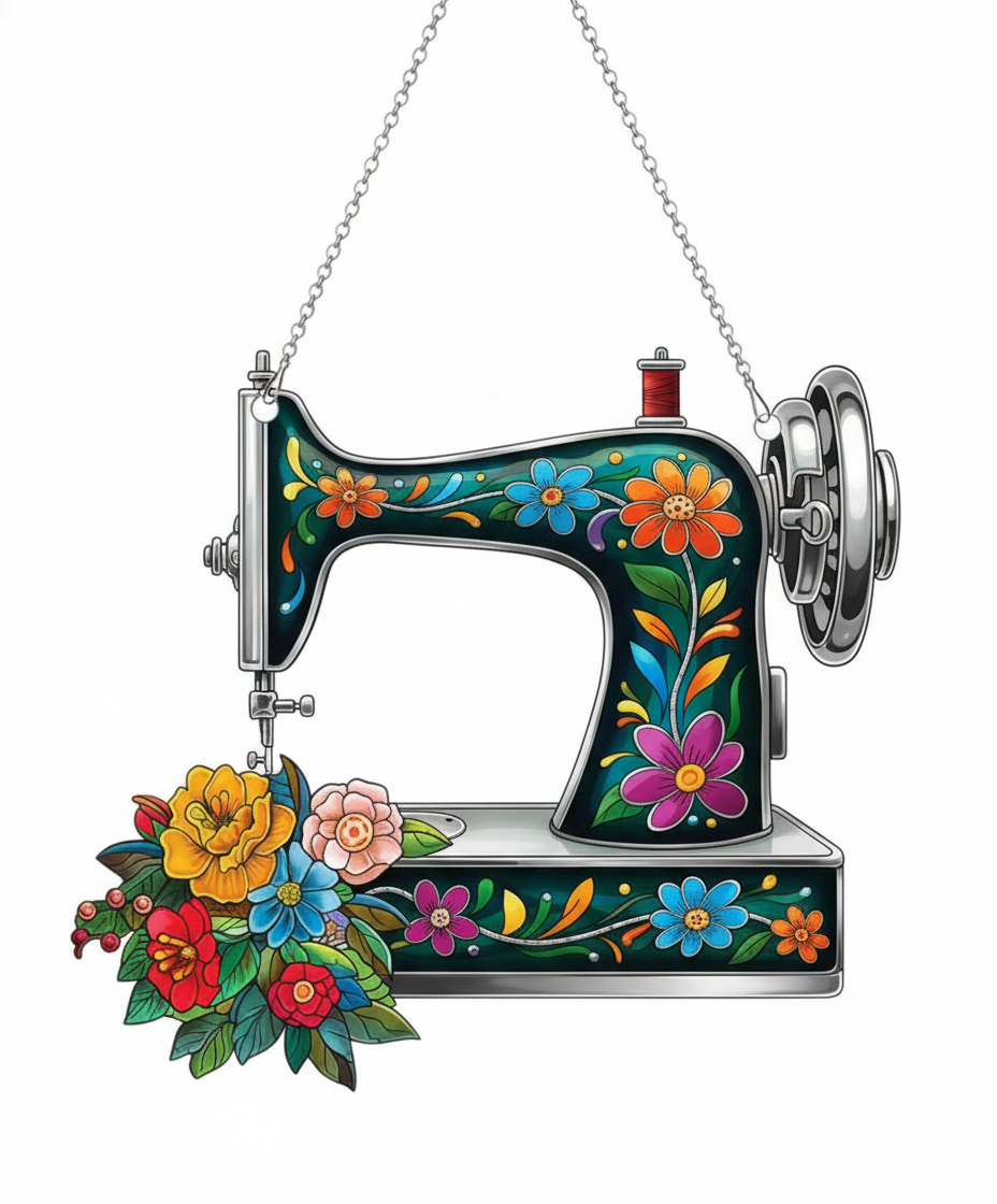 [2D FLAT ACRYLIC] Funny Sloth Christmas Ornament – Cute Holiday Gift for Sloth Lovers