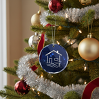 [2D FLAT ACRYLIC] Glass New Home Ornament 2025 – First Housewarming Keepsake Gift