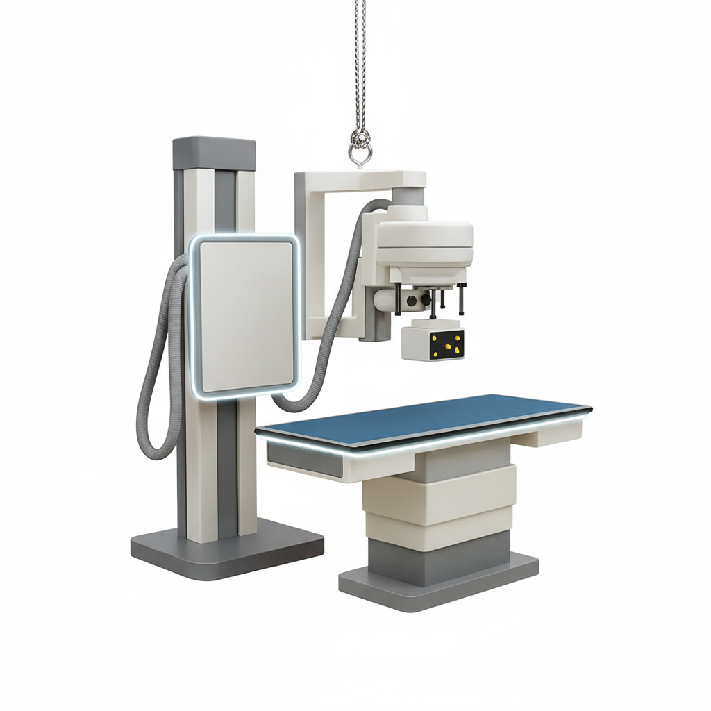 [2D FLAT ACRYLIC] Personalized X-Ray Machine Ornament – Custom Gift for Radiology Techs