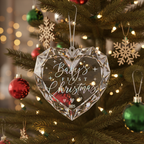 [2D FLAT ACRYLIC] Baby's First Christmas Ornament 2025 – Keepsake Newborn Gift for Boy or Girl