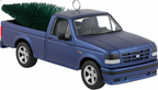 [2D FLAT ACRYLIC] Hallmark 1995 Ford SVT Lightning Truck Christmas Ornament | All-American Series Collector Gift