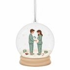 [2D FLAT ACRYLIC] Baby Pregnancy Announcement Ornament 2026 | Keepsake Gift for Expecting Parents