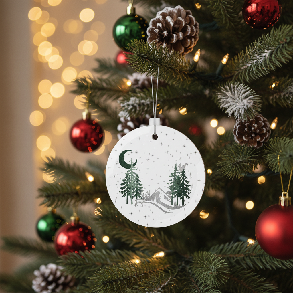 [2D FLAT ACRYLIC] Fireheart Throne of Glass Ornament – Sarah J Maas Book Lover Gift