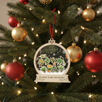 [2D FLAT ACRYLIC] Gardening Shaker Christmas Ornament 2025 – Unique Holiday Gift for Plant Lovers