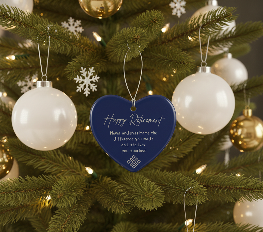 [2D FLAT ACRYLIC] Elegant 2025 Retirement Ornament – Perfect Appreciation Gift for Women