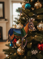 [2D FLAT ACRYLIC] Charming Donkey Hanging Ornament – Gift for Donkey Lovers & Farm Decor
