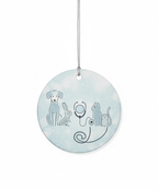 [2D FLAT ACRYLIC] 2025 Veterinary Christmas Ornament | Ceramic Thank You Gift for Vets and Techs