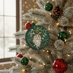 [2D FLAT ACRYLIC] Baby's First Christmas Ornament SVG | My 1st Christmas Laser Cut File