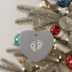 [2D FLAT ACRYLIC] And Then There Were Four Ornament 2026 | Pregnancy Announcement Gift for Expecting Parents